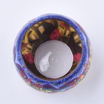 polymer clay candle jar