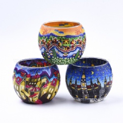 polymer clay candle holder