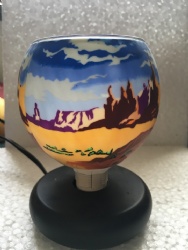 polymer clay candle jar